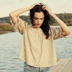 Doen Women's Floral Printed Cotton Top